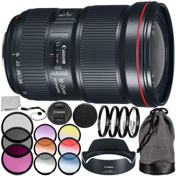 Canon EF 16-35mm f/2.8L III USM Lens with 15PC Accessory Bundle