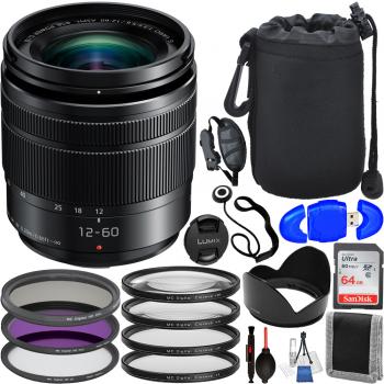 Panasonic Lumix G Vario 12 60mm F 3 5 5 6 Asph Power O I S Lens H Fs160 With Advanced Accessory Bundle Slrhut Co Uk