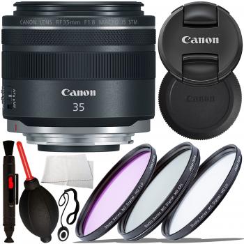 Canon RF 35mm f/1.8 IS Macro STM Lens - 2973C002 with Starter Accessory Bundle