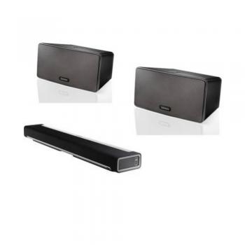 Sonos PLAYBAR Wireless Soundbar + 2 Sonos PLAY:3 All-in-One Wireless M
