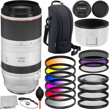 Canon RF 100-500mm f/4.5-7.1L is USM Lens with Advanced Accessory Bund
