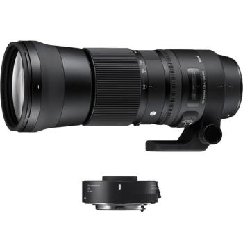 Sigma 150-600mm f/5-6.3 DG OS HSM Contemporary Lens and TC-1401 1.4x T