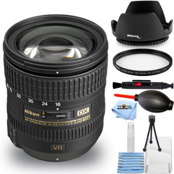 Nikon 16-85mm f/3.5-5.6G ED VR AF-S DX Nikkor Lens Bundle 1