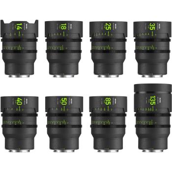 NiSi ATHENA PRIME T2.4/1.9 Full-Frame 8-Lens MASTER Kit (Sony E No Dro