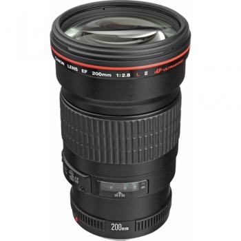 Canon Telephoto EF 200mm f/2.8L II USM Autofocus Lens