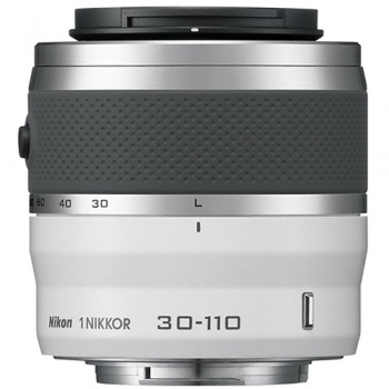 Nikon 1 Nikkor VR 30-110mm f/3.8-5.6 Lens (White)