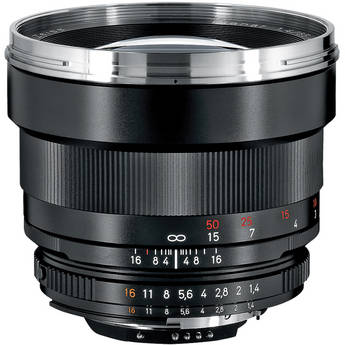 Zeiss Planar T 85mm f/1.4 ZF.2 Lens for Nikon F-Mount Cameras