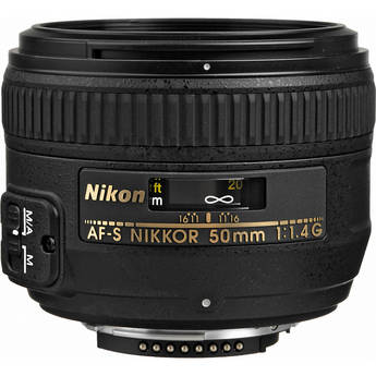 Nikon AF S Nikkor 50mm f/1.4G Autofocus Lens