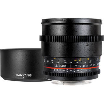 Samyang 85mm T1.5 Cine Lens for Nikon F