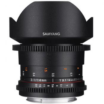 Samyang 14mm T3.1 ED AS IF UMC II Video Lens - Micro Four Thirds