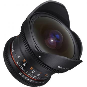 Samyang 12mm T3.1 ED AS NCS Fisheye VDSLR Lens - Nikon