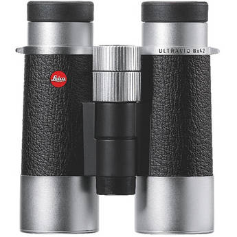 Leica Silverline 8x42 Compact Binocular (Silver and Black)