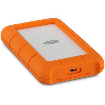LaCie Rugged USB-C 5TB Portable External Hard Drive for PC Mac iPad & 
